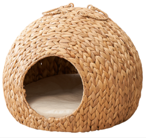 Weaving Rattan Circular Cat/Dog Bed
