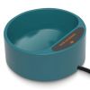 Heated Water Bowl for Dog  74.4OZ Heating Water Dish IP67 Waterproof Thermal Water Bowl Heated Pet Bowl Dog Water Feeder Bowl for Dog