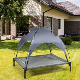 35.5inch X 32 Inch Dog Bed With UV Resistant Canopy