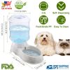 3.5L/1Gal Pet Water Dispenser Self-Dispensing Gravity Pets Water Feeder Automatic Pet Waterer for Dog