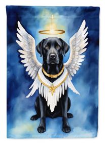 Black Labrador Retriever My Angel Garden Flag Mailbox Flag Decorative Yard Flag Banner Outside Patio Artwork Yard Flower Beds, Garden Size, Multi