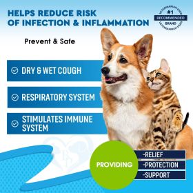 Kennel Cough Treatment Natural Infection Medicine for Dogs Respiratory Cold Cough Relief Collapse Trachea and Asthma Support