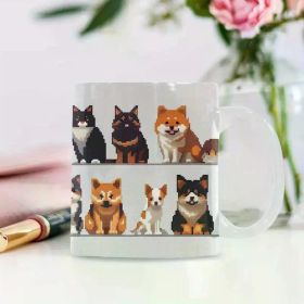 Cat Mug, Cat Coffee Mugs for Cat Dog Lovers, 1-Pack 11 Oz Coffee Cup Ceramic Travel Coffee Mug, Cute Funny Mug, Tea