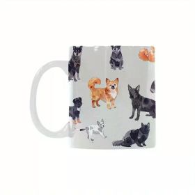 Dog Mug, Dog Coffee Mugs for Dog Lovers, 1-Pack 11 Oz Coffee Cup Ceramic Travel Coffee Mug, Cute Funny Mug, Tea