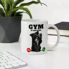 Australian Shepherd Dog Cup Sport Lover Gym Coffee Mug Tea Office Funny Gift, 11oz White Mug with Double Side