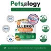 Allergy Immune Chews for Dogs Colostrum Turmeric Salmon Oil Probiotic Complex Omega 3 Fatty Acids Vet Formulated Natural USA Made