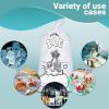Pack of 1000 Open Top Ice Bags with Twist Ties 10 x 20. Crystal Ice Printed Bags 10x20. Thickness 1.5 mil. 8 lbs. BPA Free Food Grade Safe Plastic Ice