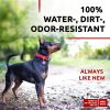 Waterproof Dog Collar 9 - 14 in Neck Plastic Buckle Adjustable Dog Collar for Large Small and Medium Dogs Breakaway Dog Collar Waterproof with QR Dog