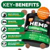 Hemp Calming Chews for Dogs 170 Dog Calming Chews Anxiety Relief Treats Advanced Stress Relief Separation Aid Barking Thunder Fireworks Hemp Oil Melat