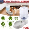 3.5L/1Gal Pet Water Dispenser Self-Dispensing Gravity Pets Water Feeder Automatic Pet Waterer for Dog