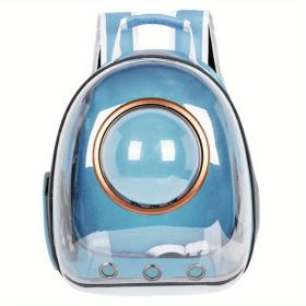 Pet Carrier Backpack, Space Capsule Bubble Backpack Carrier, Waterproof Pet Backpack Outdoor Use (Color: Sky Blue)