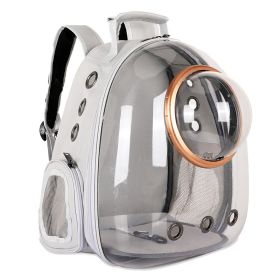 Pet Carrier Backpack, Space Capsule Bubble Backpack Carrier, Waterproof Pet Backpack Outdoor Use (Color: Grey)