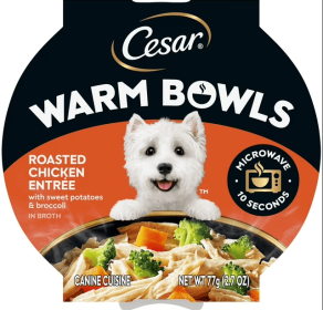 Cesar Warm Bowls Wet Dog Food Roasted Chicken Entree, 2.7 Oz. Tray (flex370411Ent: Cesar Warm Bowls Wet Dog)
